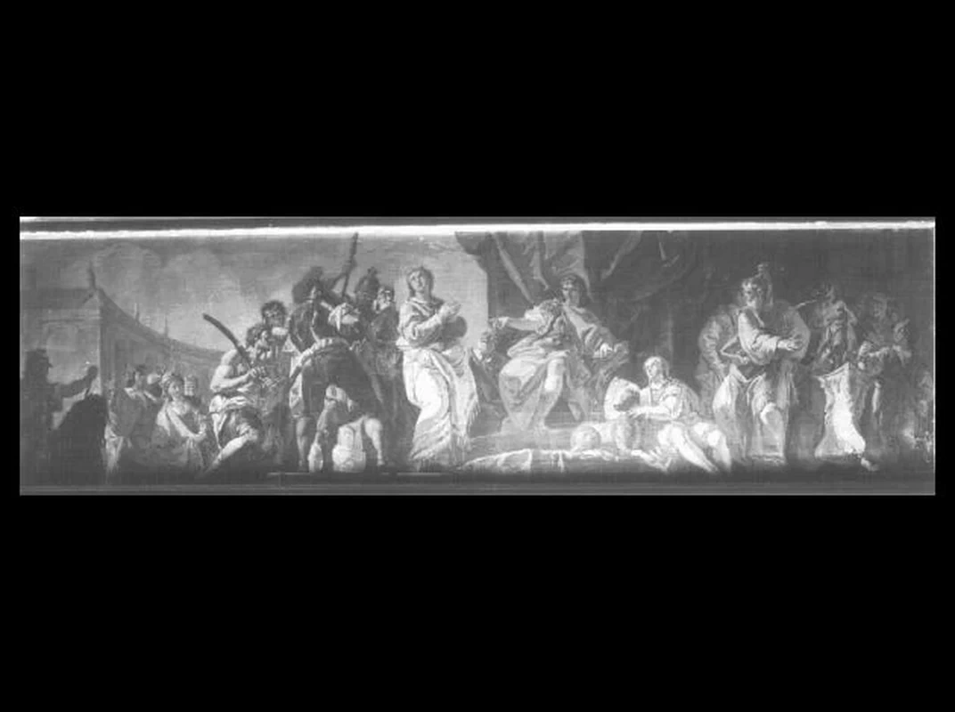 Condanna di Santa Margherita di Cortona - Oratorio di S. Margherita, Padova